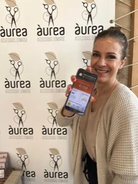 Aurea team with the Cinquo app