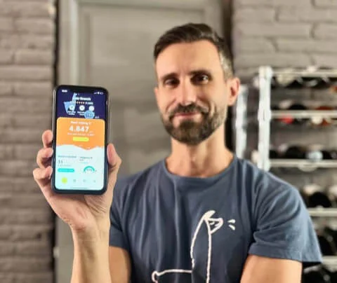 Lato team with the Cinquo app