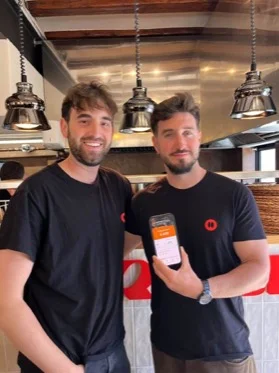 Local team with the Cinquo app